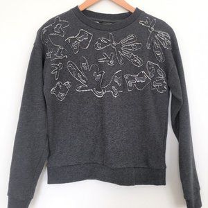 Banana Republic Embroidery Design Pullover